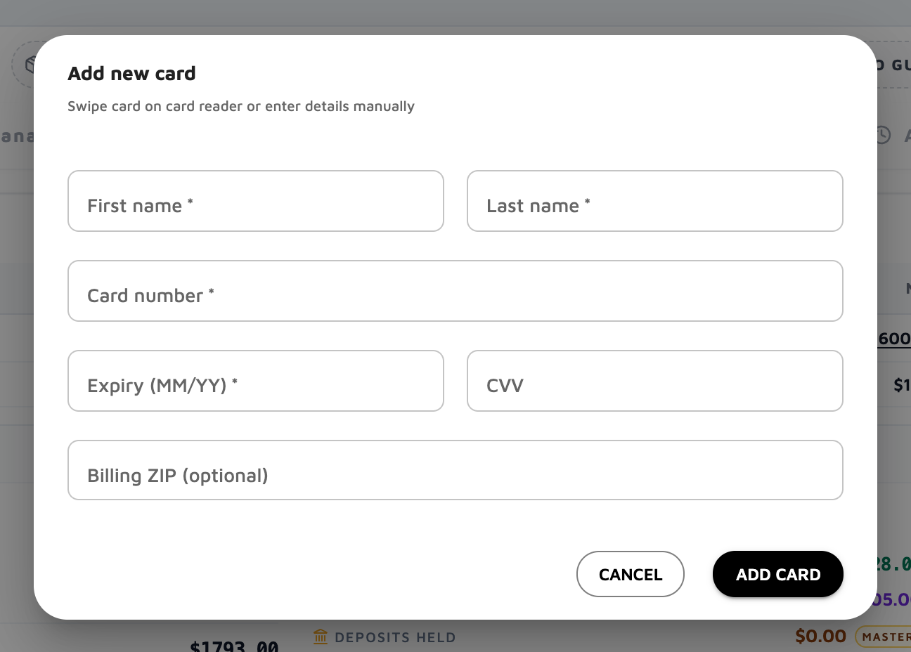 Add new card